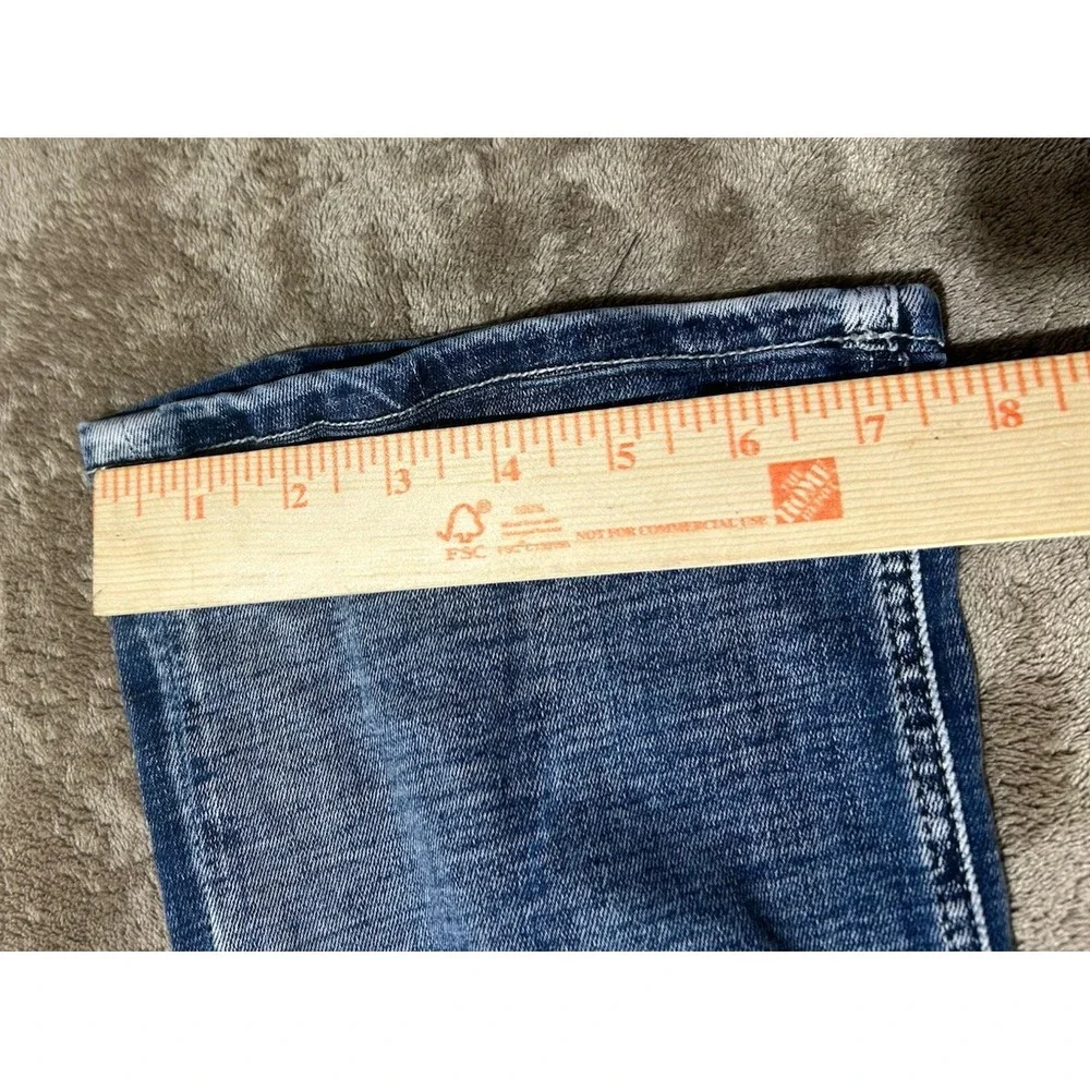 BKE Denim Stella Mid Rise Slim Fit Bootcut Jeans Womens 28 x 31.5 Medium Wash